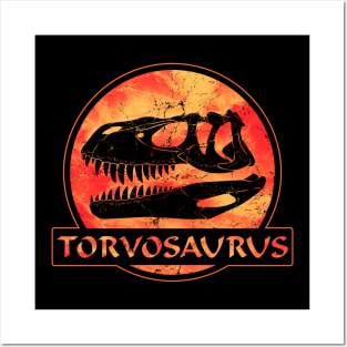 Torvosaurus Fossil Skull Posters and Art